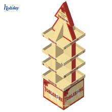 Supermercado Cardboard Floor Gift Card Display, Christmas Tree Shape Cardboard Display